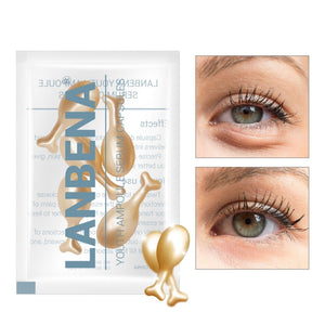 LANBENA 5 Grain/Bag 24K Gold Peptide Wrinkles Eye Ampoule Capsule Eye Serum Cream Anti-Aging Fine Lines Dark Circle #272448